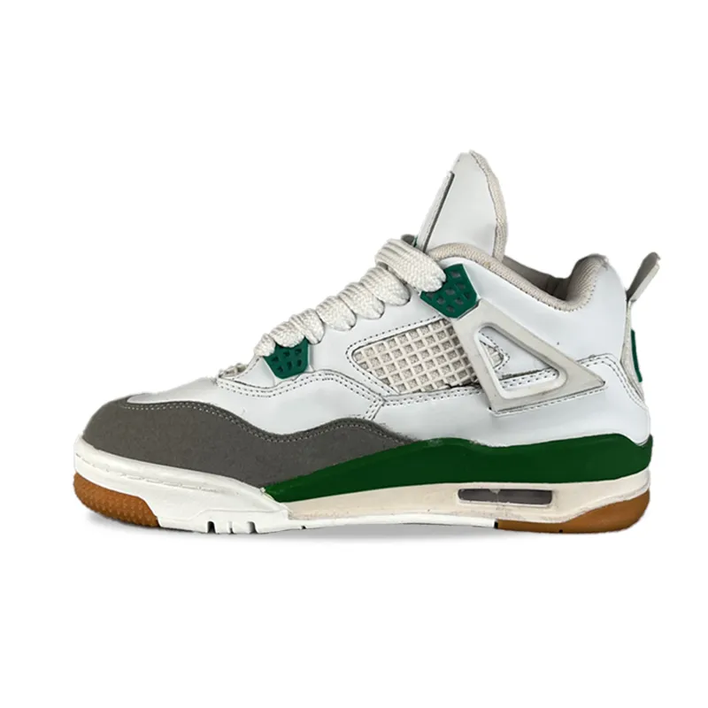 گالری تصاویر کتونی نایک جردن 4 اس بی سفید سبز